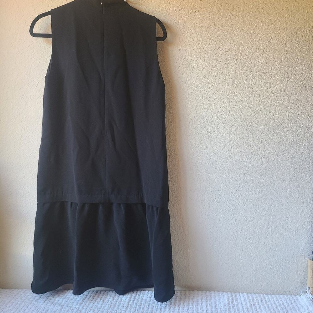 LAFAYETTE 148 NEW YORK FINESSE CREPE ABBIE TIE NECK DRESS SIZE S - Picture 3 of 10